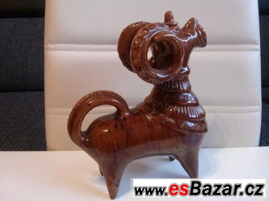 Prodám, hnědá glazura, v 21 cm – fotografie 2