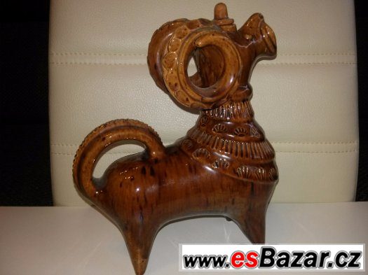 Prodám, hnědá glazura, v 21 cm – fotografie 3