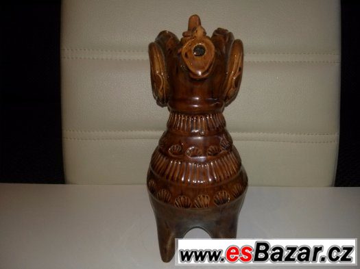 Prodám, hnědá glazura, v 21 cm – fotografie 5