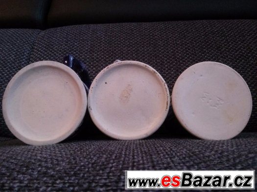 porcelánový půllitr modrý 3 ks – fotografie 5