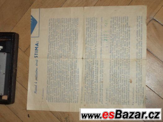 Starožitný počítací stroj Stima, rok cca 1930 (kalkulačka) – fotografie 4