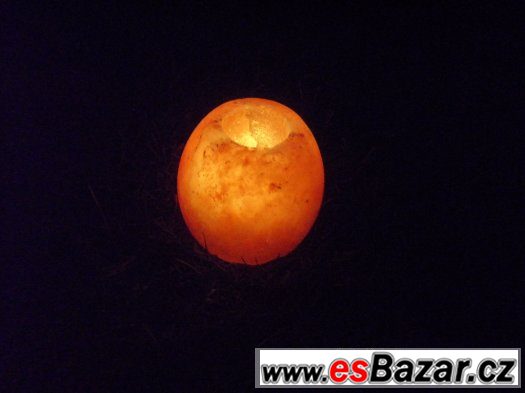 Solná lampa na svíčku – fotografie 1