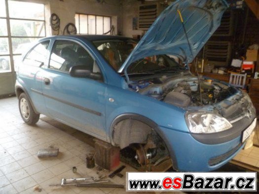 PRODAM DILY NA OPEL CORSA C  1,2 16V ECOTEC – fotografie 1