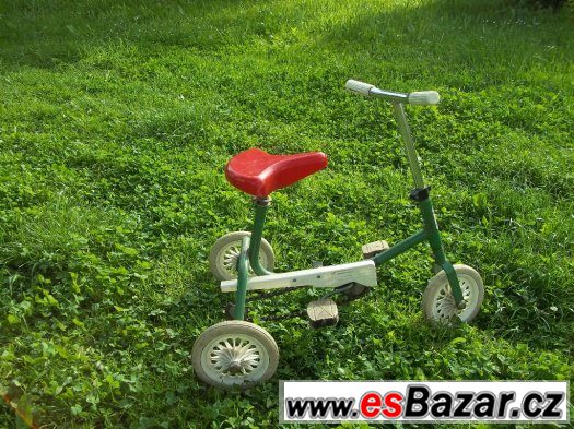 trikolka retro 70 - 80 leta – fotografie 1