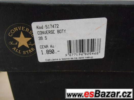 Dámské vycházkové boty Converse All Star – fotografie 2