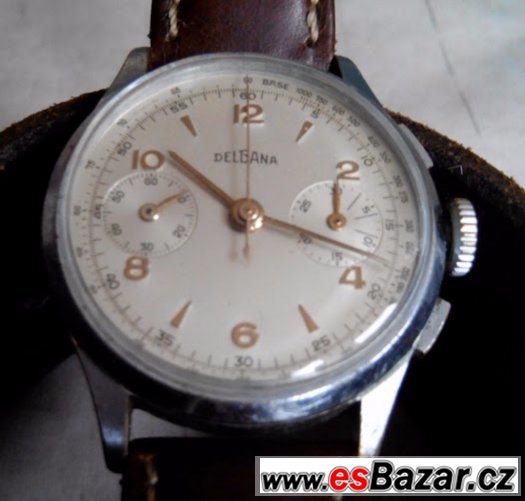 Hodinky DELBANA Chronograph, Landeron Caliber 48 – fotografie 5
