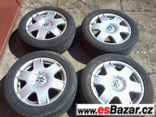 ALU kola 16 " VW rozteč 5x100 VW Bora, Golf, Š. Octavia – fotografie 1