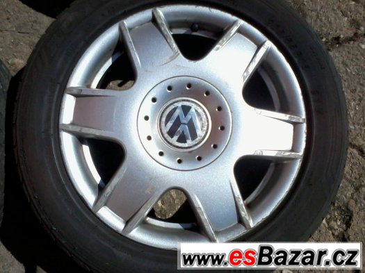 ALU kola 16 " VW rozteč 5x100 VW Bora, Golf, Š. Octavia – fotografie 2