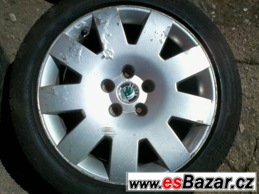 ALU kola 17 " rozteč 5x112 Škoda Superb – fotografie 2