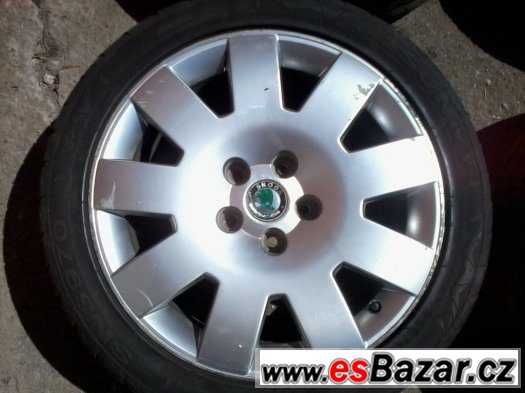ALU kola 17 " rozteč 5x112 Škoda Superb – fotografie 3