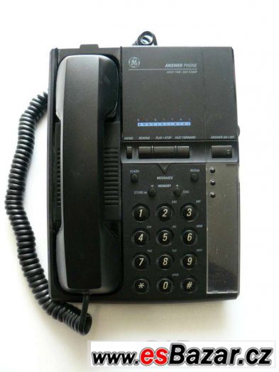 stolní telefonní přístroj se záznamníkem GE 2-9896 – fotografie 1