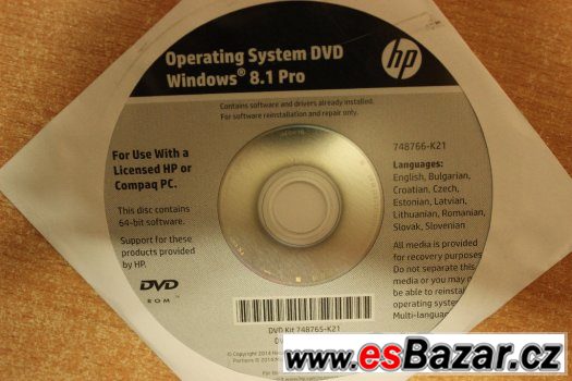 Operating System DVD Windows 8.1 PRO – fotografie 1