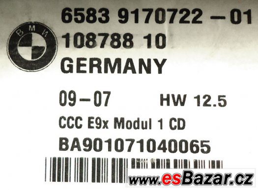 BMW 3 series Navigation GPS System CD Disc Drive Player – fotografie 4
