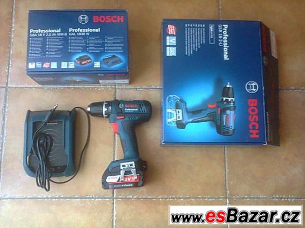Profi aku šroubovák Bosch 18V – fotografie 1