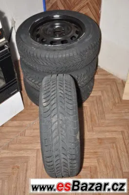 Plecháče 5x114,3 R15 nové zimní pneu SAVA na mazdu atd.