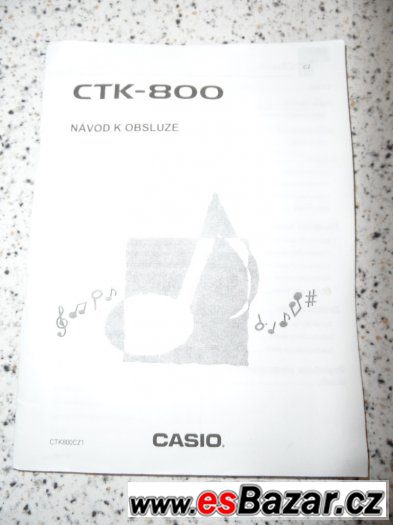 Casio CTK 800 - klávesy – fotografie 3