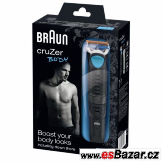 NOVÝ zastřihovač vousů Braun CRUZER 5 BODY BOMBA CENA – fotografie 3