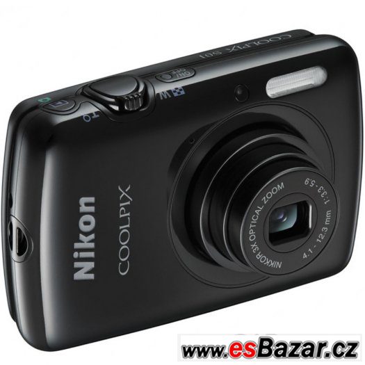 NOVÝ černý Nikon COOLPIX S01 SUPER CENA – fotografie 1