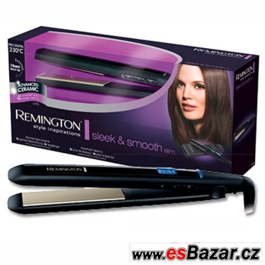 Nová žehlička na vlasy Remington S 5500 MOC 1190.-BOMBA CENA – fotografie 4