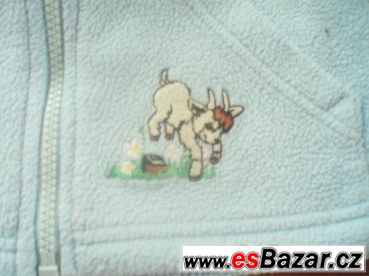 Flees mikina na zip – fotografie 2