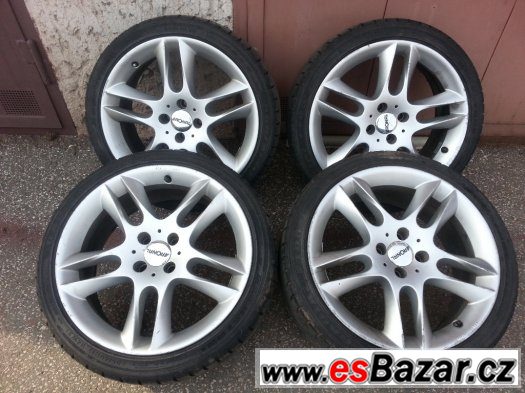4x ALU Ronal R17 4x100 + zánovní pneu – fotografie 1