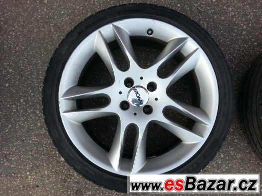 4x ALU Ronal R17 4x100 + zánovní pneu – fotografie 3