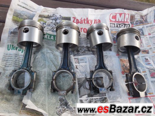 Písty, ojnice ŠKODA 1100 MB, MBX, MBG - NOVÉ – fotografie 4