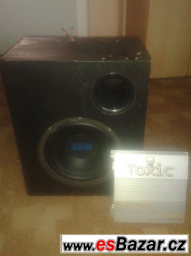 subwoofer + zesilovač 1000Wattů – fotografie 1