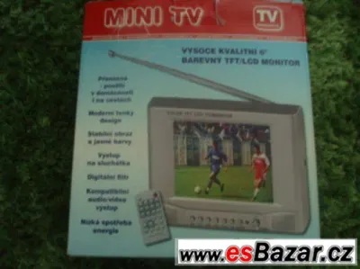 Tv mini barevná TFT-LCD "6"