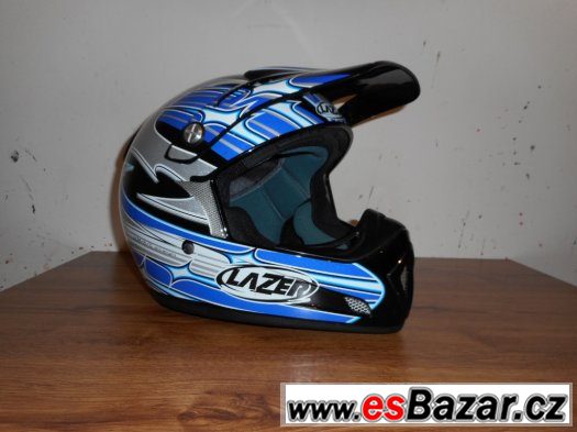 Prodám helmu LAZER MX 6, velikost psaná SX, ale spíš M – fotografie 1