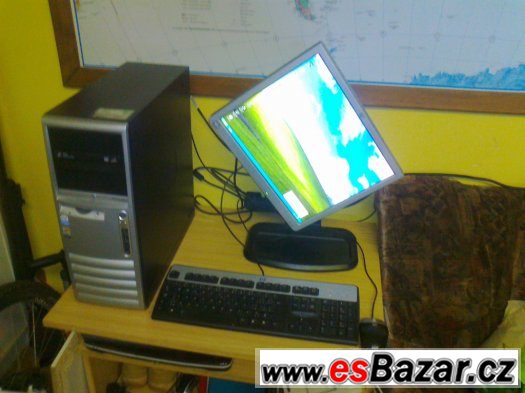 HP- 2 jádro-3Ghz, s monitorem kláv, myš.Grafika 512 Mb – fotografie 3