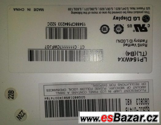 LCD  Acer Extensa 5630 + BONUSY – fotografie 3