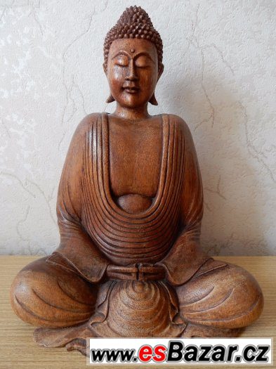 dřevěná soška - Budha – fotografie 1