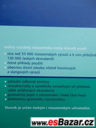 nizozemsko-český slovník – fotografie 2