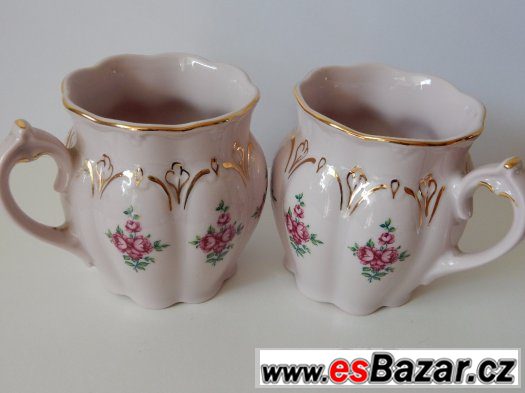 hrnečky - růžový porcelán – fotografie 2