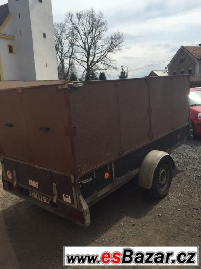 PRODÁM BRŽDĚNÝ VOZÍK MONTY NA 1300 Kg – fotografie 3