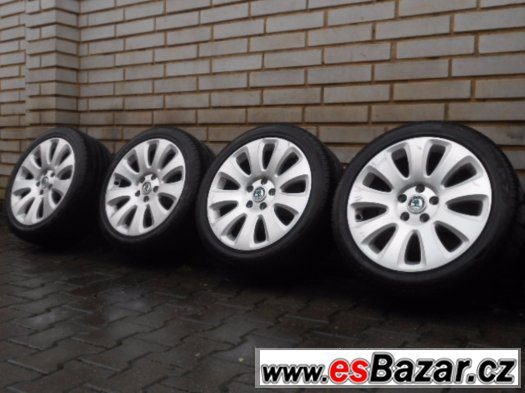 Original Al.Kola 5x112 Skoda Superb 2   225/45/17 – fotografie 2