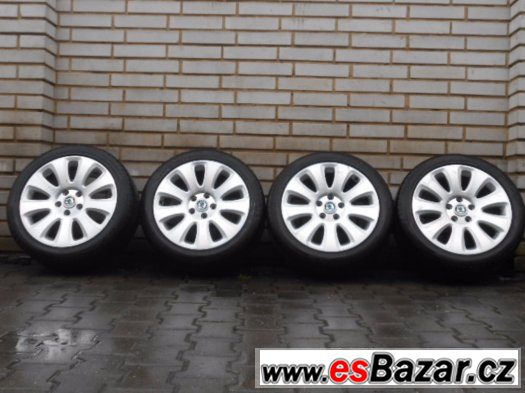 Original Al.Kola 5x112 Skoda Superb 2   225/45/17 – fotografie 3
