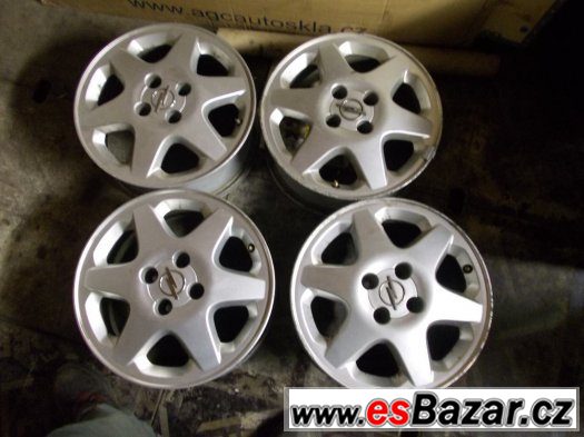 Prodam lacno Alu disky 4x OPEL a 4x MERCEDES, oznaceni opel – fotografie 1