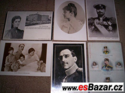 pohledy,pohlednice šlechty 45ks – fotografie 5
