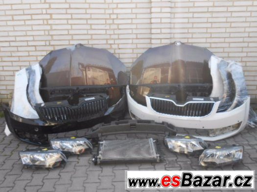 Skoda Octavia 3 Dily Predek Dvere Airbagy Chladice – fotografie 5