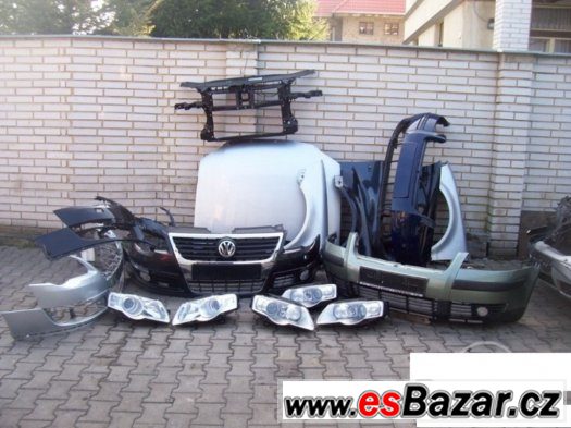 Volkswagen Passat B-6 Dily na Predek Airbagy Chladice Dvere – fotografie 3