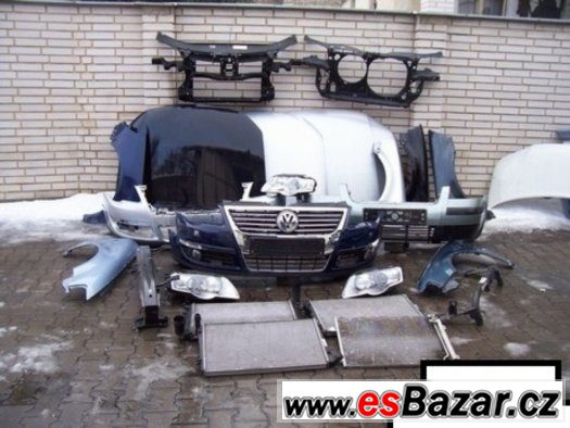 Volkswagen Passat B-6 Dily na Predek Airbagy Chladice Dvere – fotografie 4