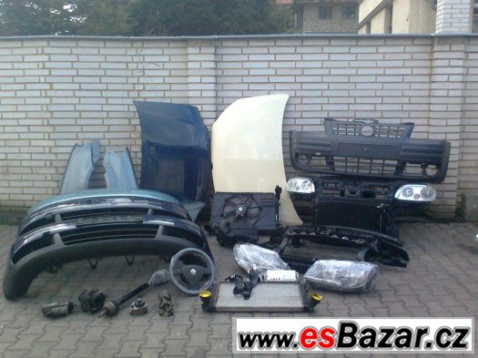 Volkswagen Touran Caddy Dily Predek Airbagova sada chladice – fotografie 3