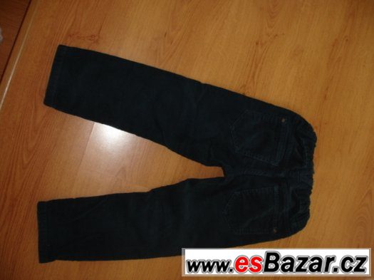 Manžestrové kalhoty pro kloučka, vel. 98 a 104, C&A – fotografie 1