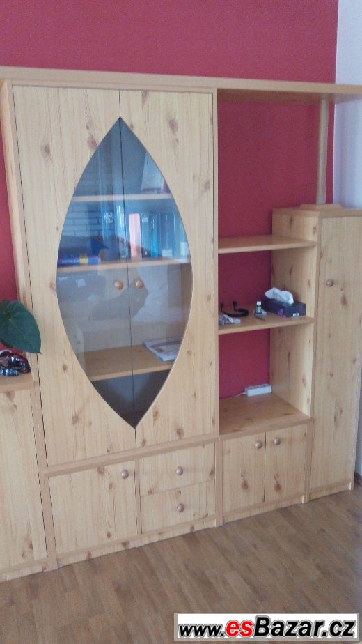 Prodám obývací stěnu a TV stolek – fotografie 3