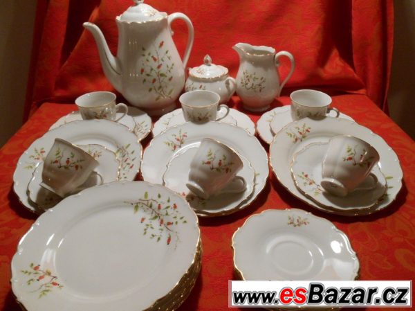 Porcelánový čajový/dezertní servis – fotografie 5