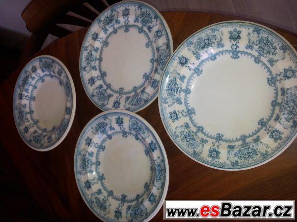 Porcelán - 3 hlub. a 1 mělký Anglie – fotografie 1