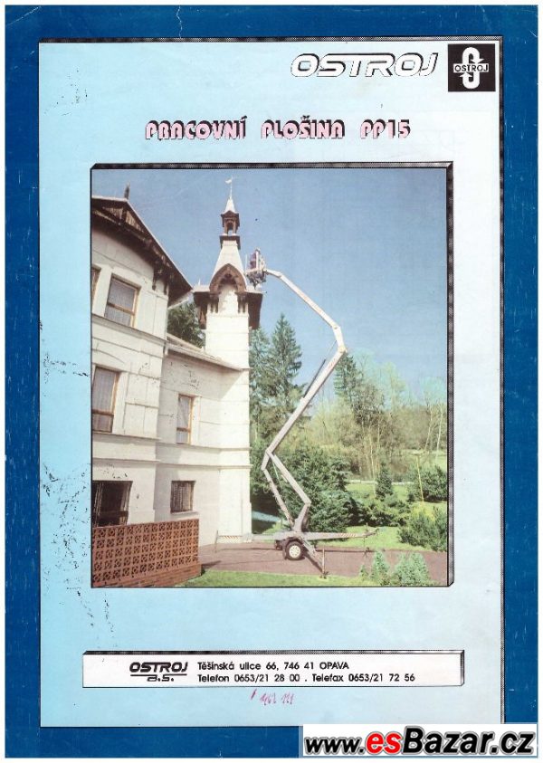 Pracovní plošina PP15 – fotografie 1