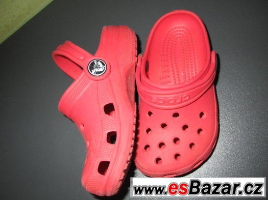 Originál Crocs s krokodýlem, vel. 6/7 u nás asi 23 velikost – fotografie 3